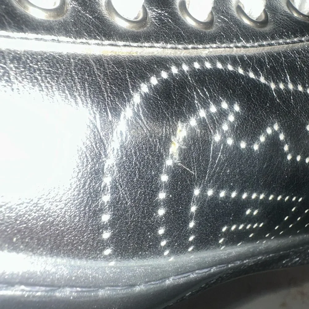 Gucci Ace Metallic Silver Men’s Shoes